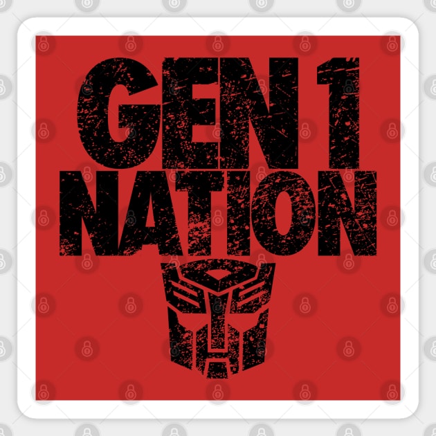 GEN 1 NATION - Autobots Sticker by ROBZILLA